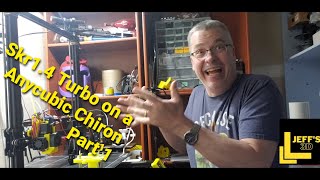 Skr1 4 Turbo install on Anycubic Chiron Part 1 [upl. by Attey]