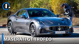 MASERATI GRANTURISMO TROFEO ¡CON 550 CV  Review en español  Test  Análisis 4K [upl. by Madriene]