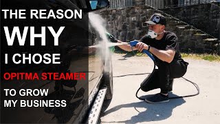 OPTIMA STEAMER  Superheated Steam Car Wash [upl. by Winfield]