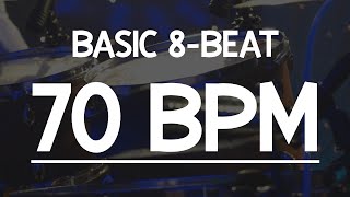 70 BPM Drum Loop Track  Simple 8 Beat 드럼 루프 기본 8비트 [upl. by Notsle]