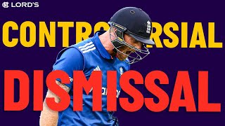 Have You Ever Seen This Before Ben Stokes Out OBSTRUCTING The Field  Lords  England v Australia [upl. by Boeschen22]