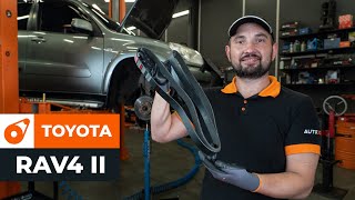 Comment remplacer une сourroie poly v sur TOYOTA RAV4 II TUTORIEL AUTODOC [upl. by Genesa]