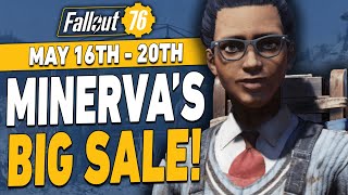 Fallout 76 Minerva Big Sale Location  May 16th  20th [upl. by Gustaf]