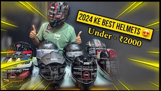 Best 2024 New motorcycle helmet under 2000 Rs [upl. by Felicio]