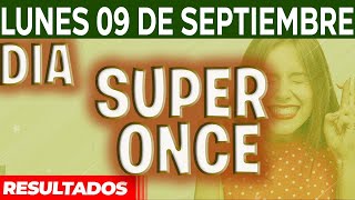 Resultado del SUPER ONCE Sorteo 1 Sorteo 2 y Sorteo 3 del Lunes 9 de Septiembre del 2024 [upl. by Kcirdek552]