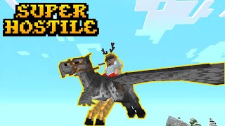 Taming a Hippogryph  Minecraft Super Hostile Modpack  Ep 10 [upl. by Kroll320]