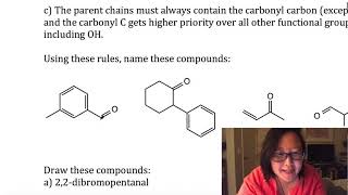 CHEMamp263 Aldehydes Ketones Pt 1 [upl. by Janek]