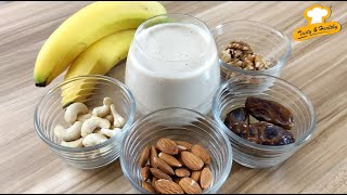 Dry Fruit Juice  Dry Fruit Milk Shake  Banana Dry Fruit Milkshake  High Protein Shake [upl. by Norean]