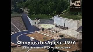 Berlin 1936 Olympia Stadion amp Waldbühne unveröffentliche Aufnahmen [upl. by Amairam]