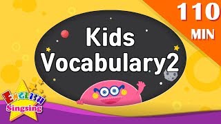 Kids vocabulary 2 compilation  Animation Words collection ABC first Dictionary｜English for kids [upl. by Kennie]