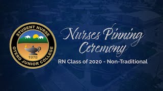 OJCs NonTraditional Nurses Pinning Ceremony 2020 [upl. by Hachman910]