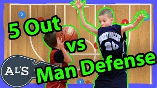 BEST 5 Out Basketball Plays vs Man to Man Defense [upl. by Ajoop110]