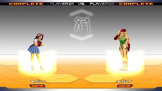 Athena vs Cammy KOF MUGEN [upl. by Lime]