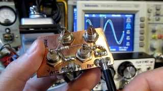 112 Use an Oscilloscope and Signal Generator help tune an HF Antenna measure complex impedance [upl. by Heimlich]