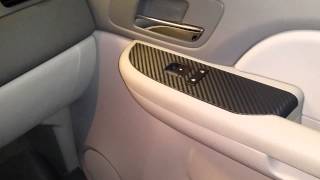 2008 Chevy Tahoe dash trim carbon fiber 3M vinyl [upl. by Nomra]