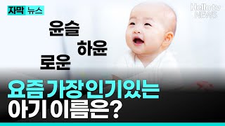 요즘 부모들은 아이 이름 이렇게 짓는다ㅣ자막뉴스 헬로tv뉴스 [upl. by Souza]