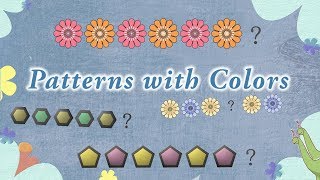 AB Pattern Patterns for kids Learn AB Pattern with Colors ABAB Pattern [upl. by Eboh595]