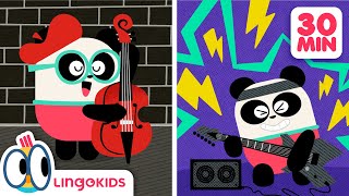 BABY BOT Knows MUSIC 🥁  More Kids Educational Cartoons  Lingokids [upl. by Gleeson]