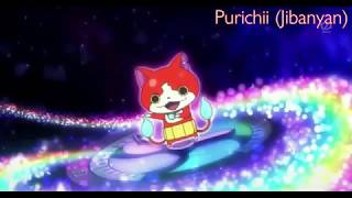 Yo Kai Watch 妖怪ウォッチ Invocacion De Jibanyan KaraKasaObake Ganmammoth Rimoconkakushi HanakoSan [upl. by Adnilak]