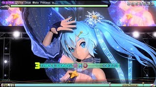 The Snow White Princess isEx Extreme Perfect  Hatsune Miku Project Diva Future Tone [upl. by Diarmit632]