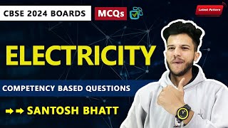 CBSE 2024 Pre Board Competency Based Questions Ch11 Electricity  Class 10 Science [upl. by Nnaerb]