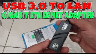 usb 30 to lan gigabit ethernet adapter [upl. by Sucam]