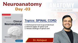 Neuroanatomy  Spinal Cord Gross Anatomy  3 For Mbbs 1st Proff By Dr Abhijeet [upl. by Aiehtela]