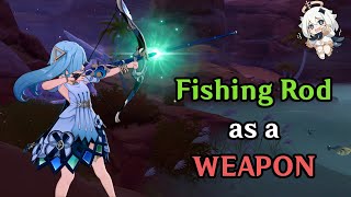 The Best Weapon in Genshin Impact Fishing Rod [upl. by Edmund]