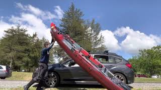 Loading Jackson Coosa FD onto roof rack [upl. by Georgette]