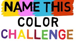 CHALLENGE VIDEO Say the COLOR and not the WORD  Right Brain vs Left Brain Challenge  Color Test [upl. by Sucul]