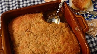 Butterscotch Pudding Cake Recipe Demonstration  Joyofbakingcom [upl. by Cami]