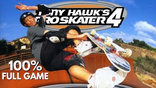 TONY HAWKS PRO SKATER 4  100 Full Game Walkthrough  PC Gameplay [upl. by Huskamp]