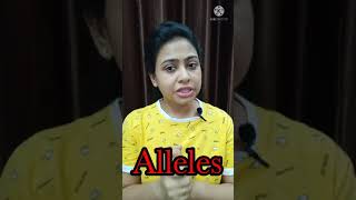 Alleles  Principles of Inheritance and Variation  Class 12 BiologyNEET AIIMS  shorts [upl. by Schiro]