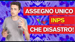 ASSEGNO UNICO RDC disastro INPS Errori e Orrori 😱 [upl. by Bibah334]