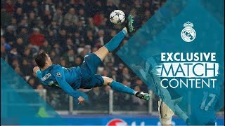 Juventus 0  3 Real Madrid  Exclusive VICTORY footage in Turin [upl. by Holihs]