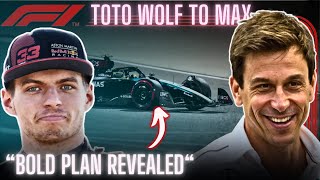 Shocking F1 News Max Verstappen to Mercedes Toto Wolffs Bold Plans Revealed [upl. by Einberger529]