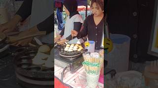 Kakak Cantik Jualan Takoyaki 🤤 shortvideo streetfood takoyaki [upl. by Atinehs879]