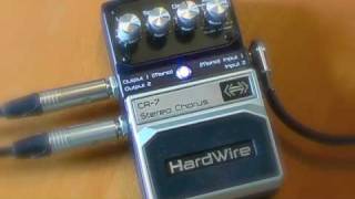 HardWire CR7 Chorus amp RV7 Reverb In Stereo [upl. by Yankee549]