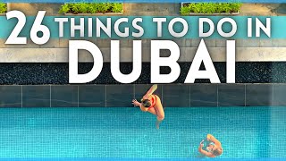 Best Things To Do in Dubai UAE 4K [upl. by Japeth]