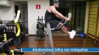 Abdominal infra na máquina [upl. by Nylrehc]