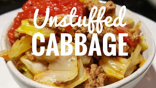 Unstuffed Cabbage  Low Carb Keto Friendly [upl. by Yam555]