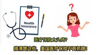 医疗保险太头疼？搞清楚这些，美国医疗保险不再抓瞎！Understanding Health Insurance Basics [upl. by Wendy]