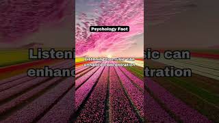 🎶 This SECRET Method can BOOST your focus 10x 🧠  psycologicalfacts viral shorts facts [upl. by Eslehc]