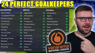 A PERFECT Goalkeeper at Every Vanarama National Team  FM23 Experiment [upl. by Aissatsan]