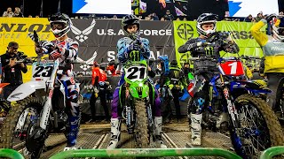 Supercross Round 4 450SX Highlights  Anaheim CA Angel Stadium  Jan 28 2023 [upl. by Asiuol294]