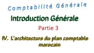 3 comptabilité générale  Introduction générale partie 3 plan comptable marocain [upl. by Harrod]