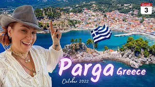 IS PARGA GREECE WORTH VISITING IN OCTOBER WEATHER CASTLES OLD TOWNS amp LAND TRAINS Day 1 [upl. by Eikcim112]