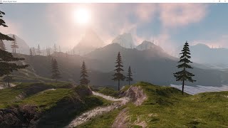 Procedural alpine landscape  OpenGL [upl. by Teodoro415]