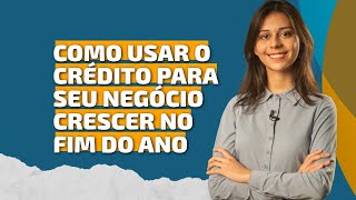 Linhas de crédito para seu negócio prosperar no fim de ano [upl. by Aicel]