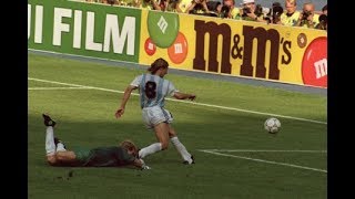 Caniggia Gol a Brasil Italia 90 [upl. by Twum]